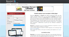 Desktop Screenshot of manochat.com